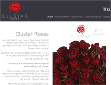 Tablet Screenshot of clustarroses.com